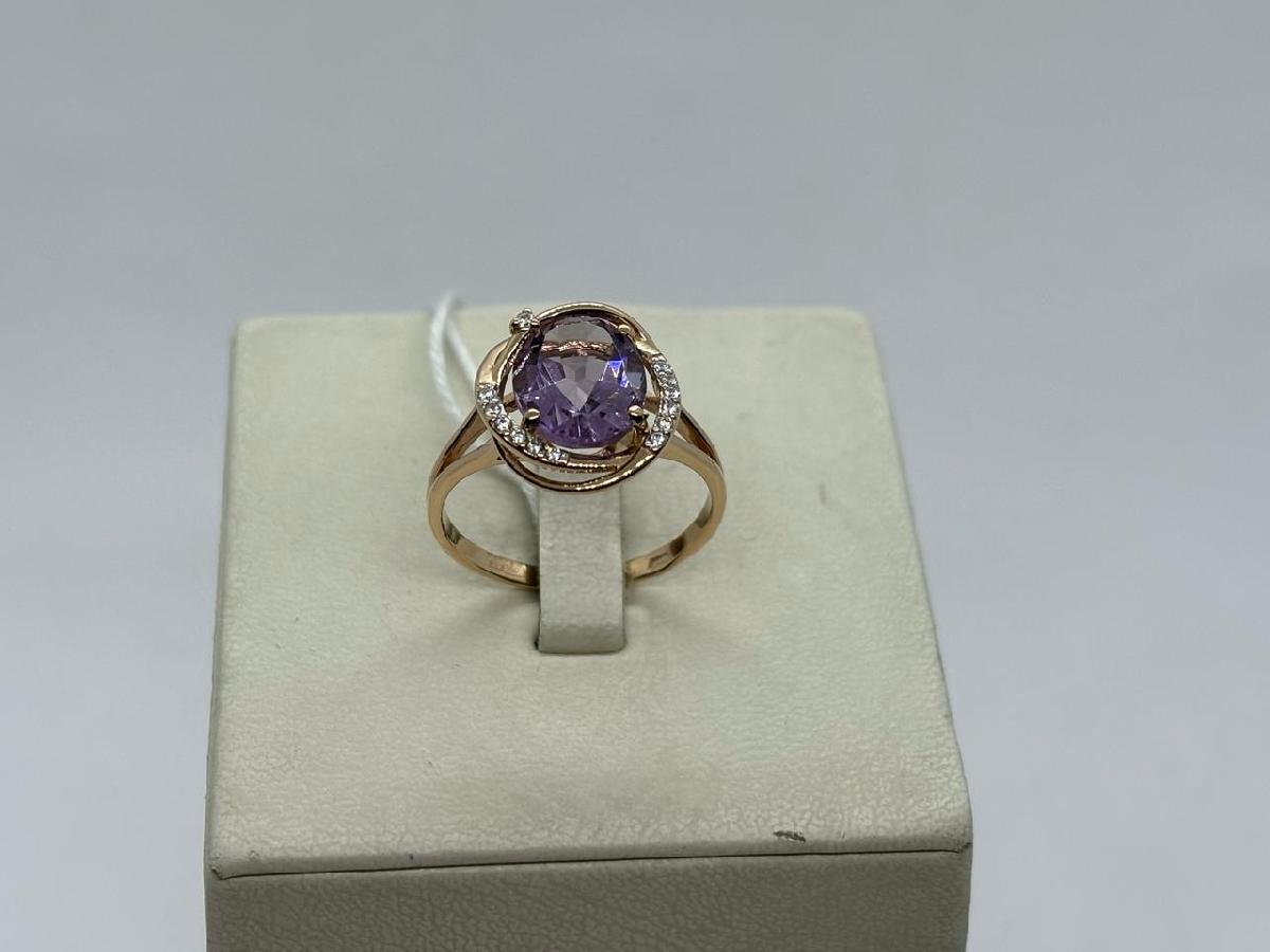 КОЛЬЦО С КАМНЯМИ (Au 585)