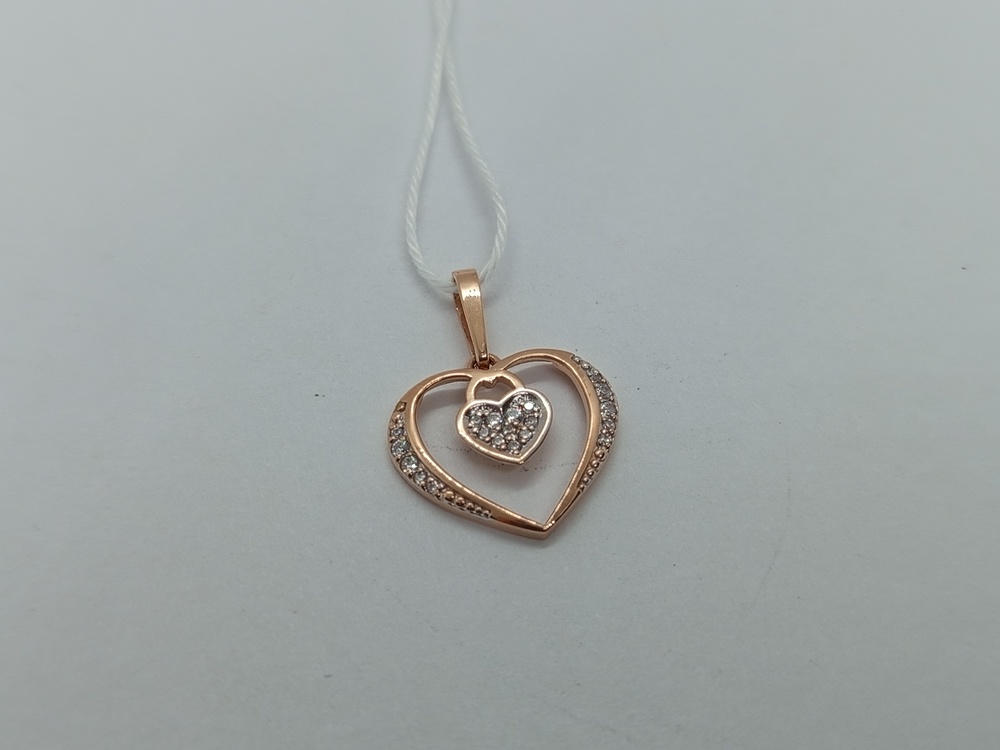 ПОДКМИ585 ПОДВЕСКА С КАМНЯМИ (Au 585)