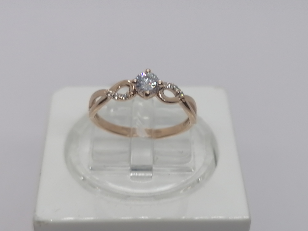 КОЛЬЦО С КАМНЯМИ (Au 585)