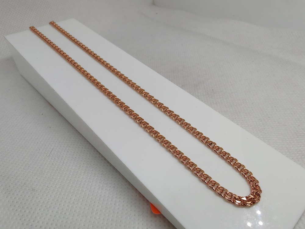 ЦЕПЬ ПУСТОТЕЛАЯ Бисмарк (Au 585)