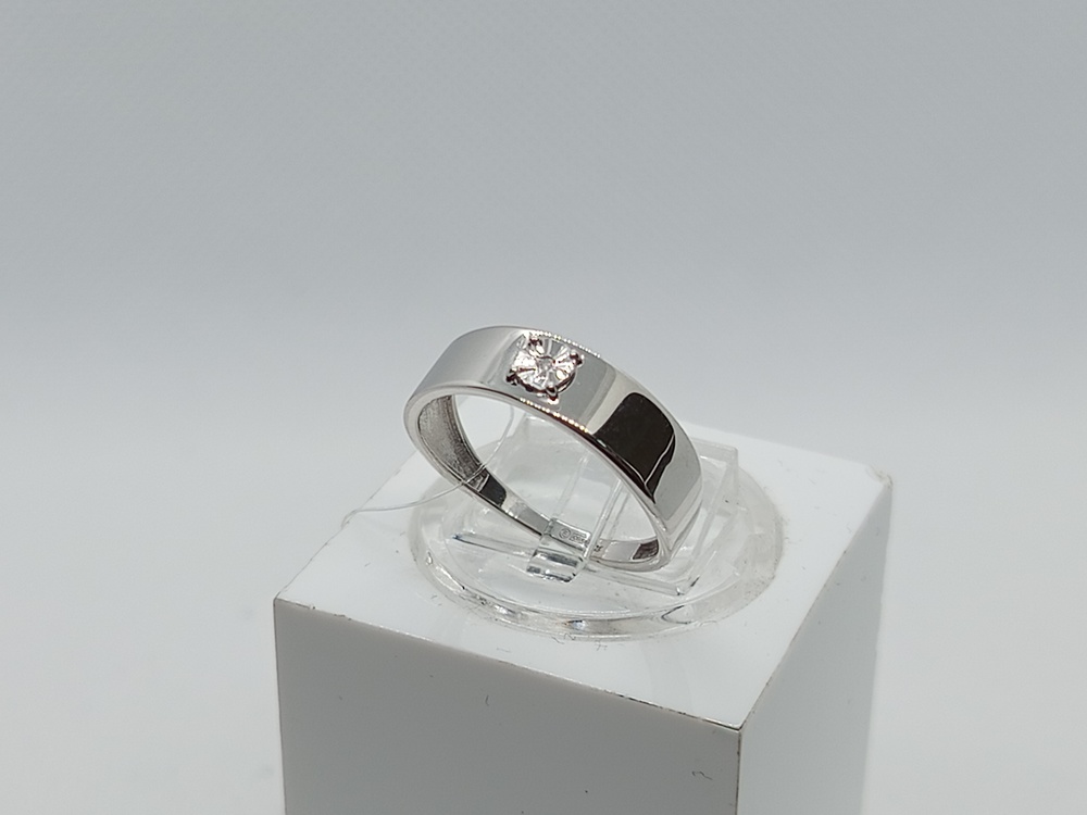 КОЛЬЦО БРИЛЛИАНТ (Ag 925)