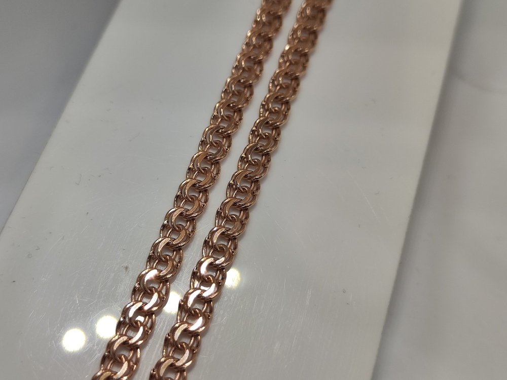 570006022 ЦЕПЬ ПУСТОТЕЛАЯ Бисмарк (Au 585)