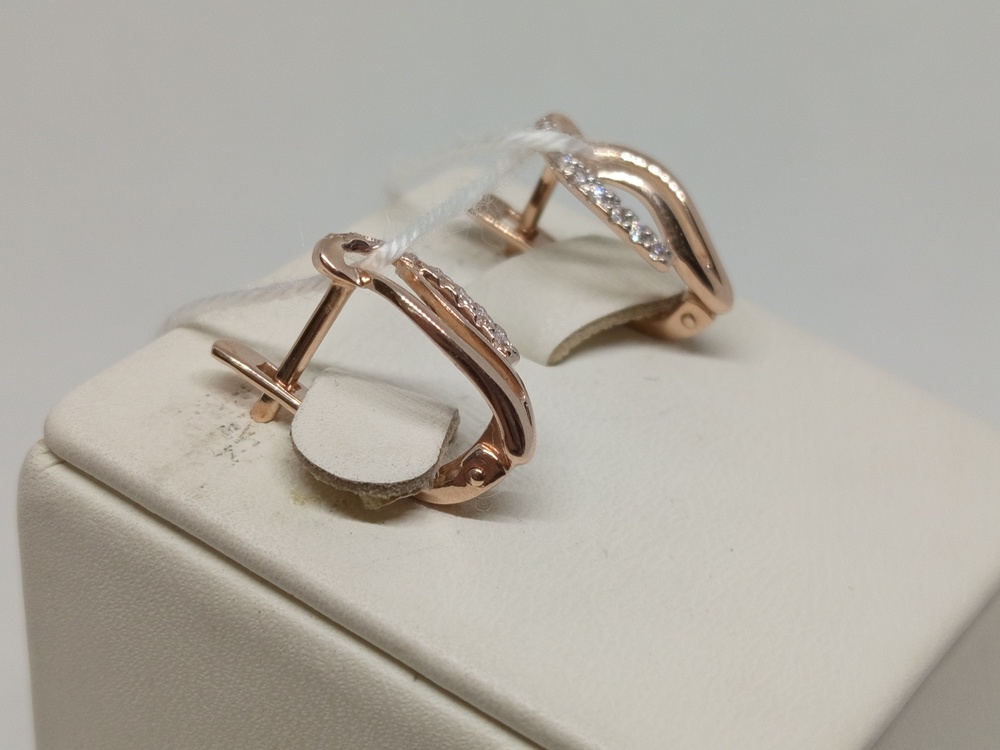 СЕРЬГИ С КАМНЯМИ (Au 585)