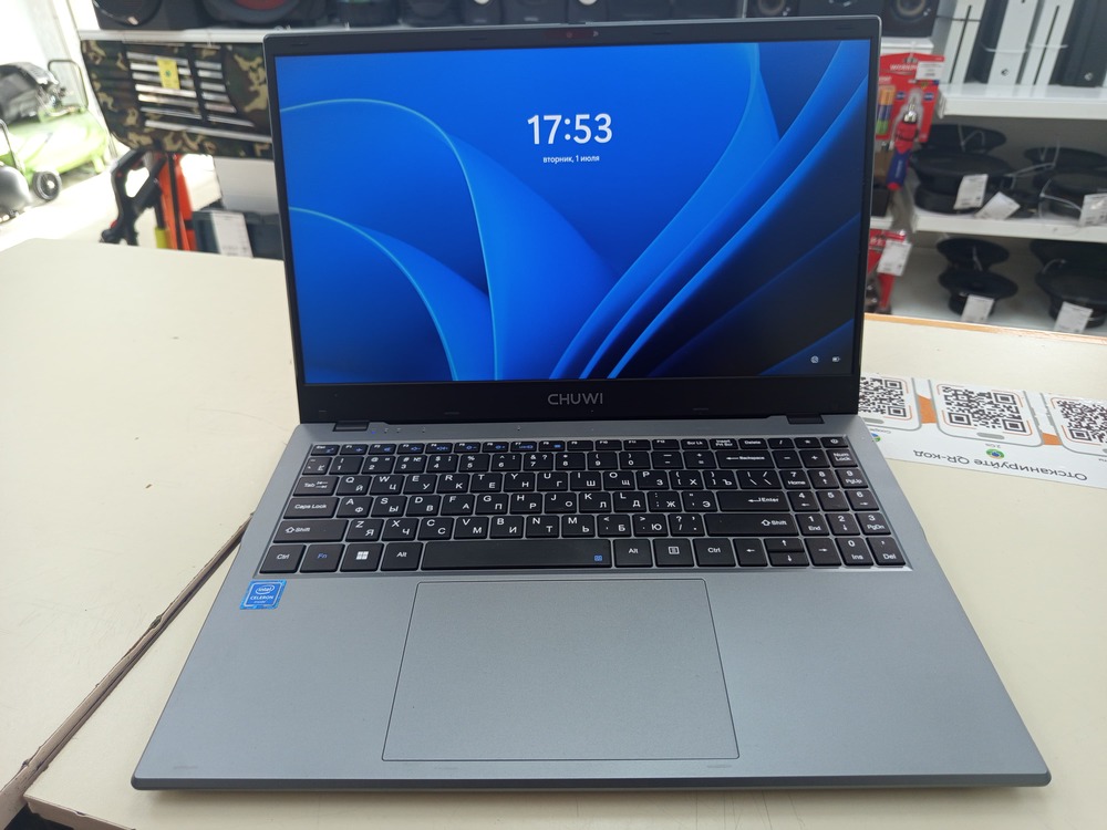 Ноутбук CHUWI; Celeron N4020, Intel UHD Graphics 600, 8 Гб, 240 Гб, Нет