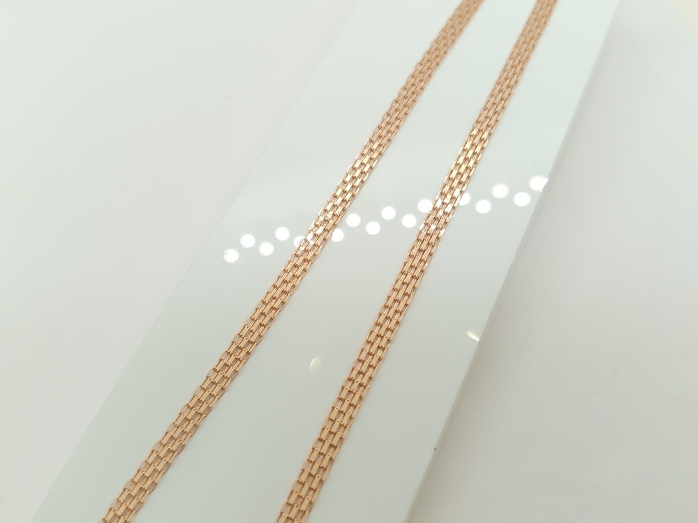 ЦЕПЬ ПОЛНОВЕСНАЯ Бисмарк машинный (Au 585)