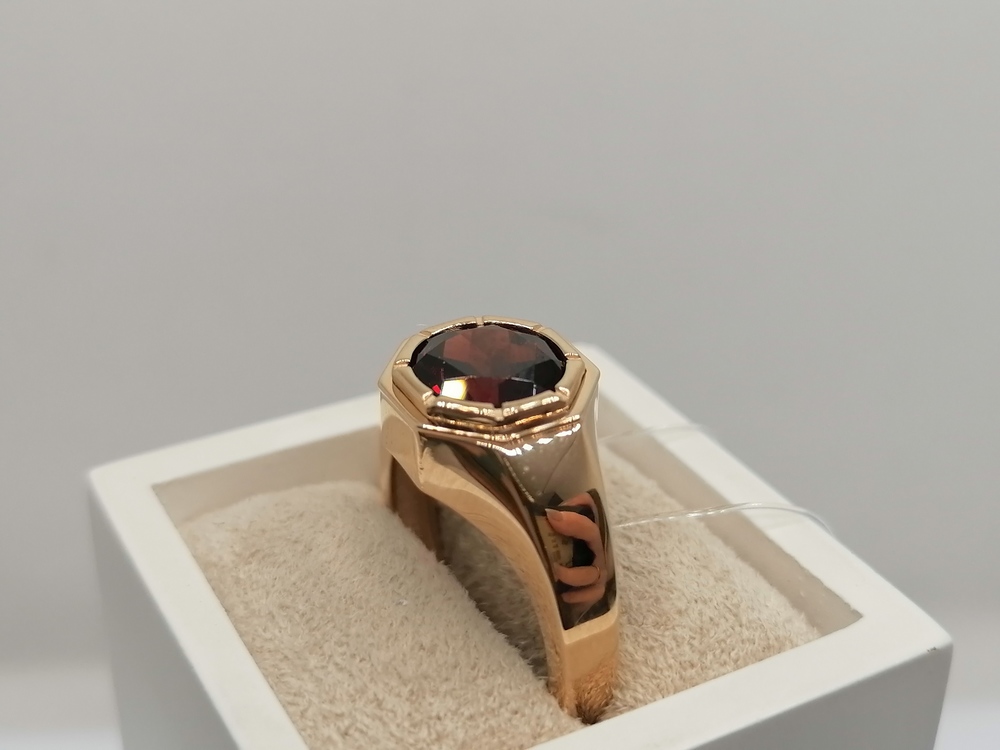 КОЛЬЦО ГРАНАТ (Au 585)