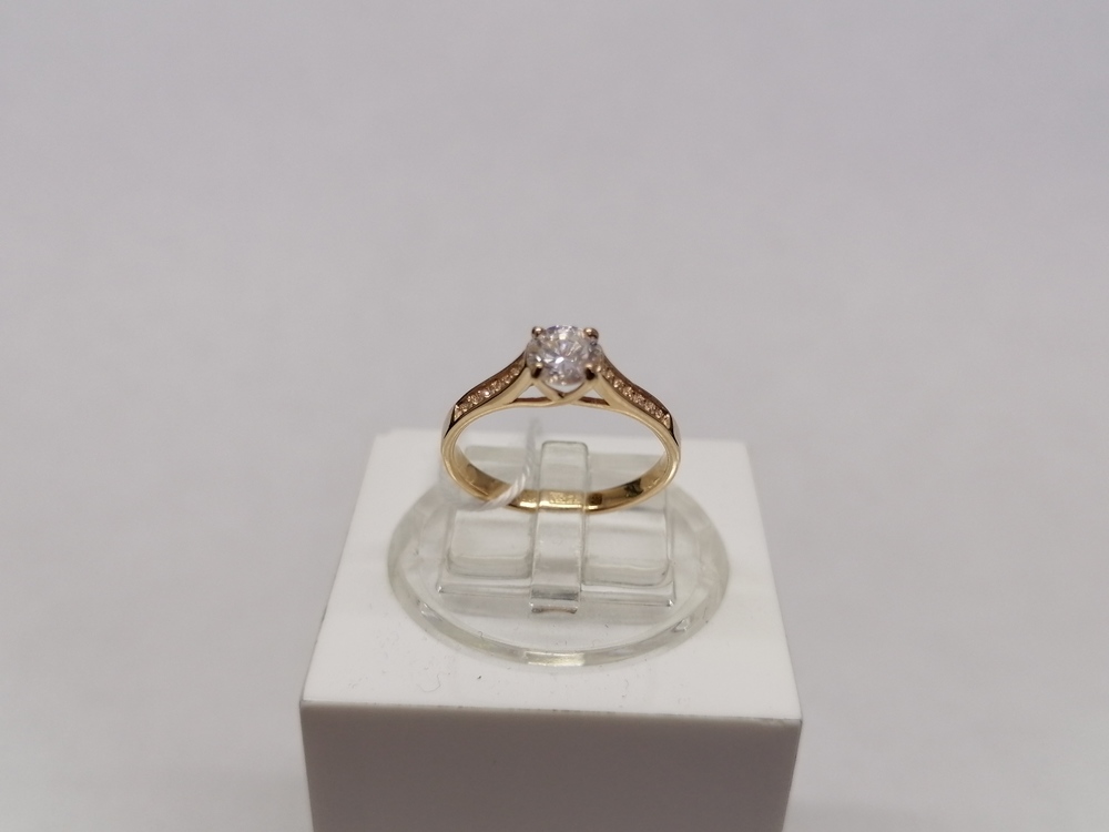 КОЛКМИ585 КОЛЬЦО С КАМНЯМИ (Au 585)
