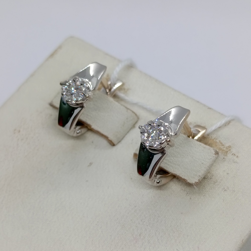 СЕРЬГИ БРИЛЛИАНТ (Au 585)