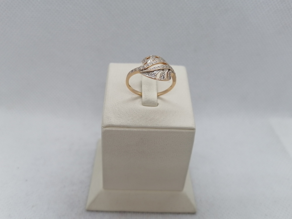 КОЛКМИ585 КОЛЬЦО С КАМНЯМИ (Au 585)