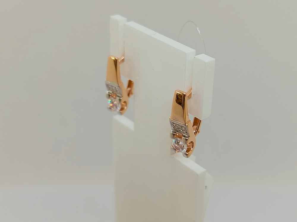 СЕРЬГИ С КАМНЯМИ (Au 585)