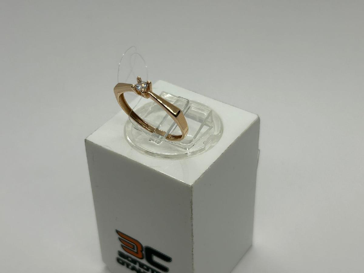 КОЛЬЦО С КАМНЕМ (Au 585)