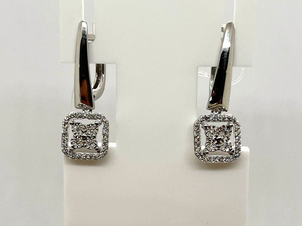 СЕРЬГИ БРИЛЛИАНТ (Au 585)