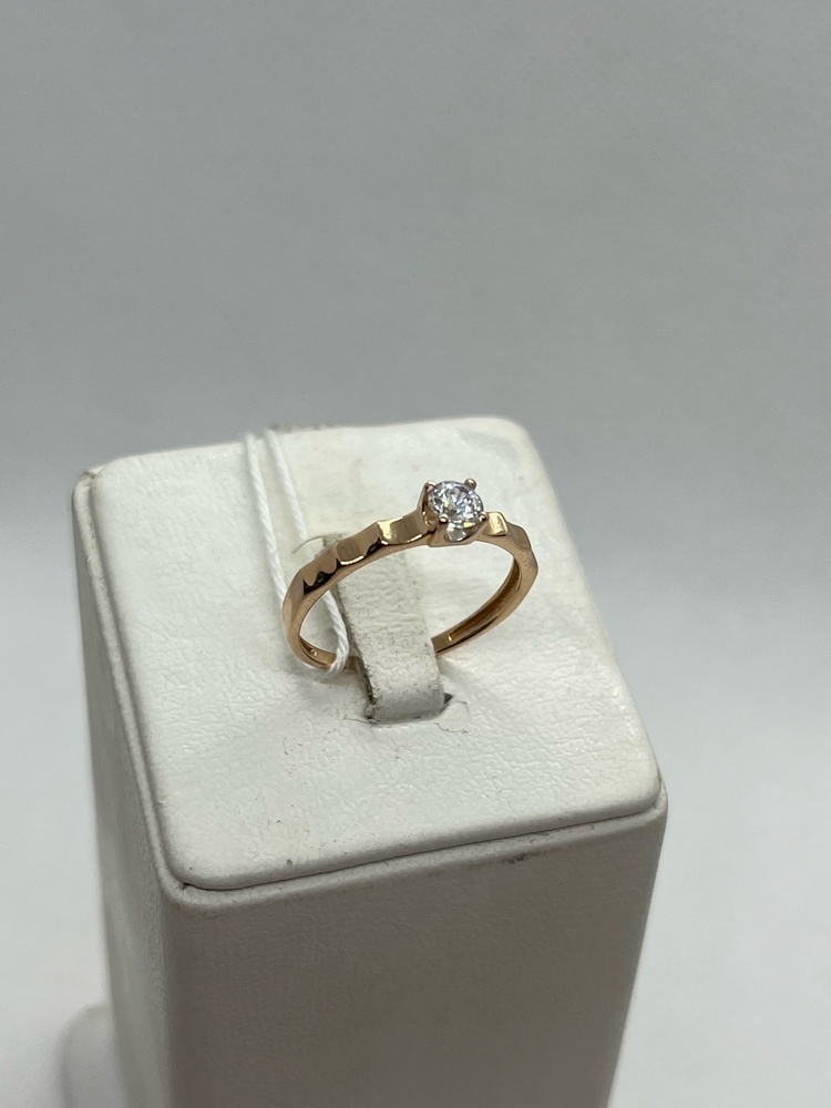 КОЛКМ585 КОЛЬЦО С КАМНЕМ (Au 585)