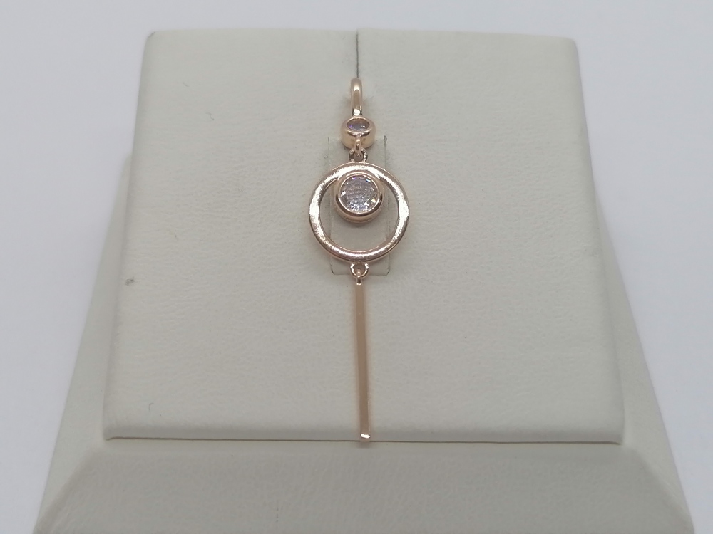 ПОДВЕСКА С КАМНЯМИ (Au 585)