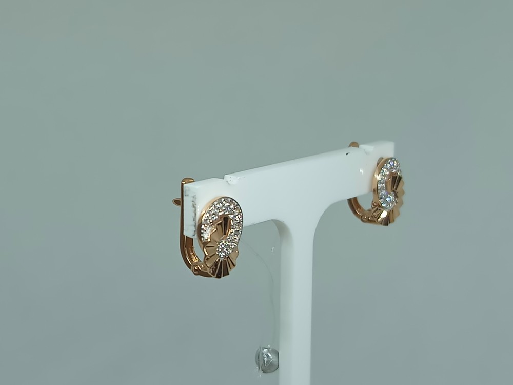 СЕРЬГИ С КАМНЯМИ (Au 585)