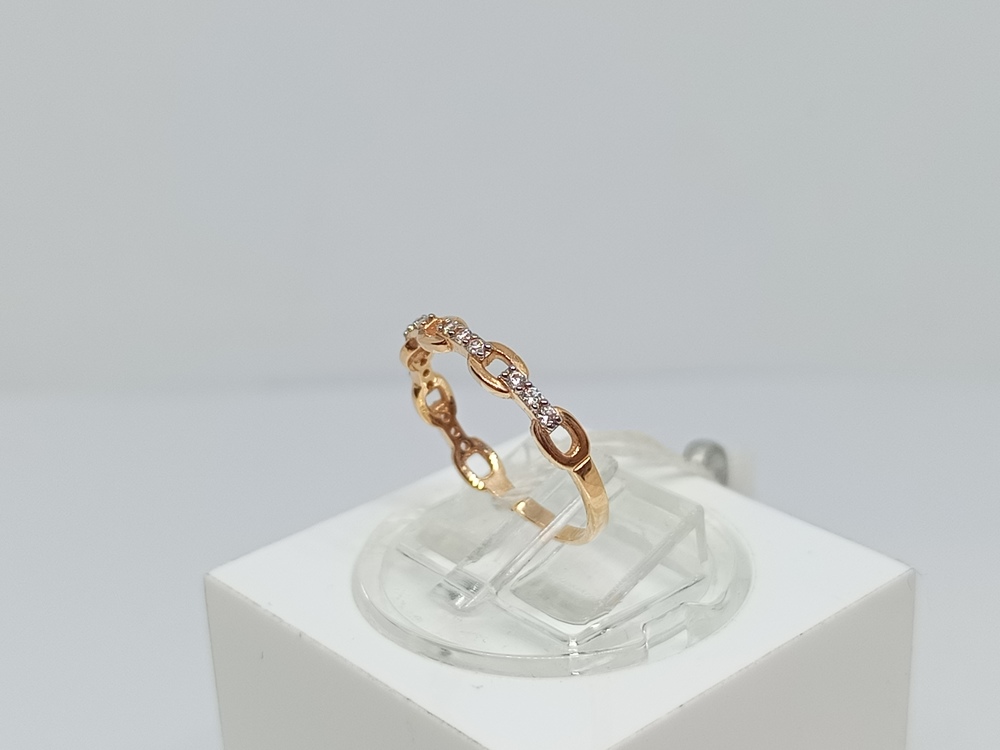 КОЛКМИ585 КОЛЬЦО С КАМНЯМИ (Au 585)