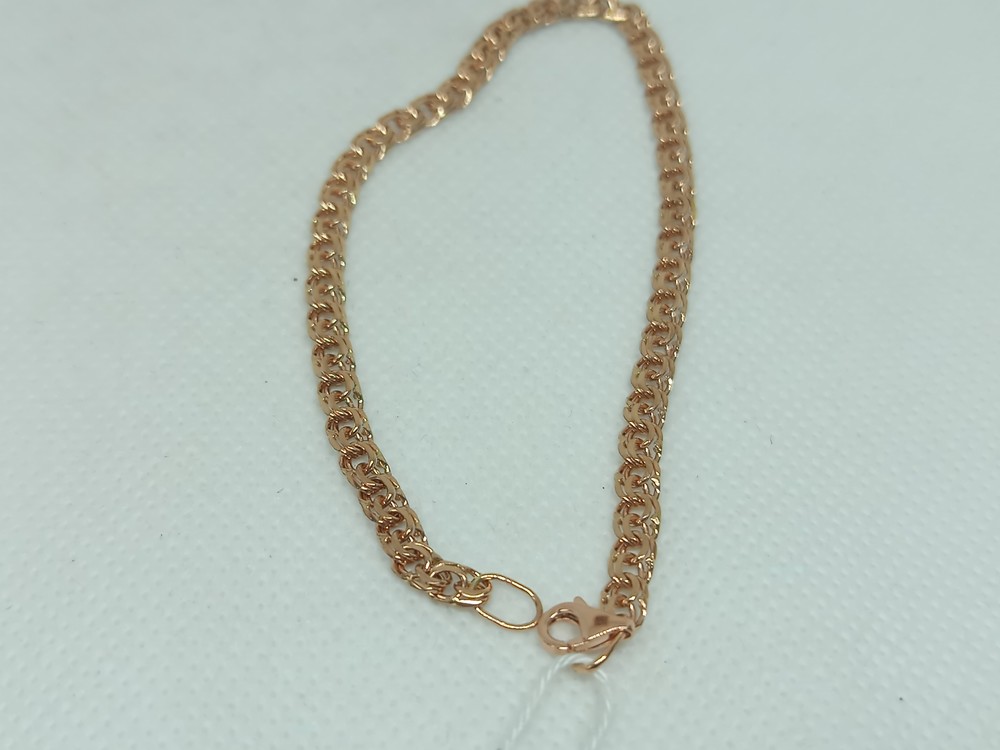 БЛБ585 БРАСЛЕТ ПОЛНОВЕСНЫЙ Бисмарк (Au 585)