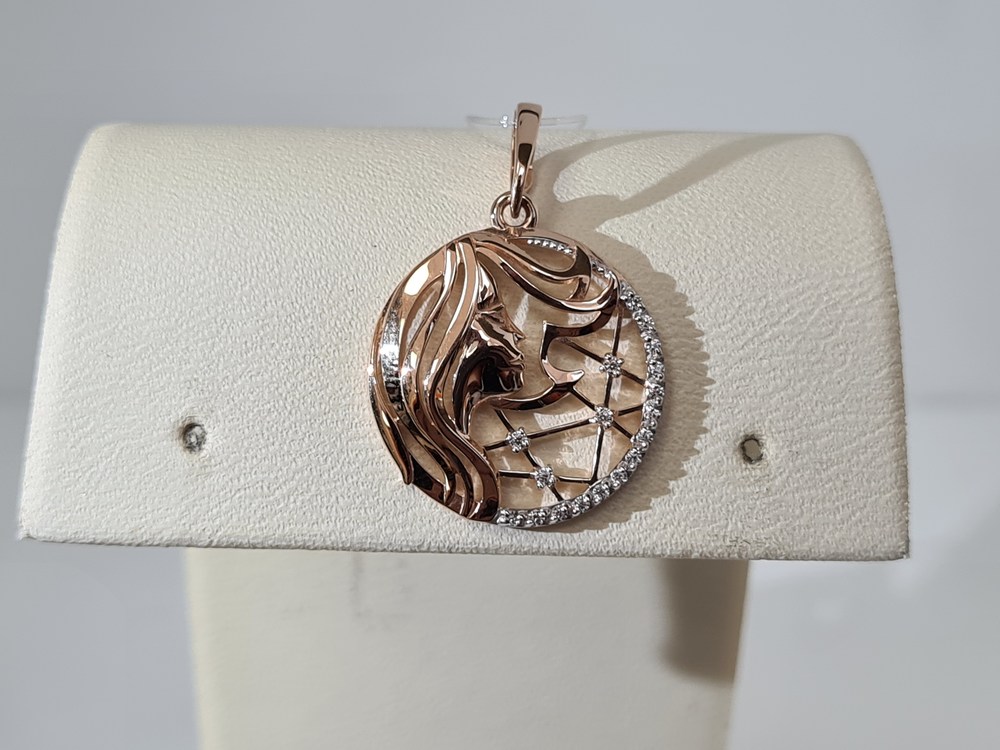 ПОДВЕСКА ЗНАК ЗОДИАКА ДЕВА (Au 585)