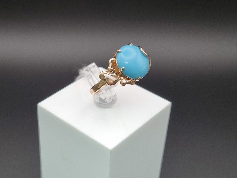 КОЛКМ585 КОЛЬЦО С КАМНЕМ (Au 585)