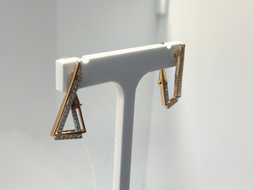 СЕРЬГИ С КАМНЯМИ (Au 585)