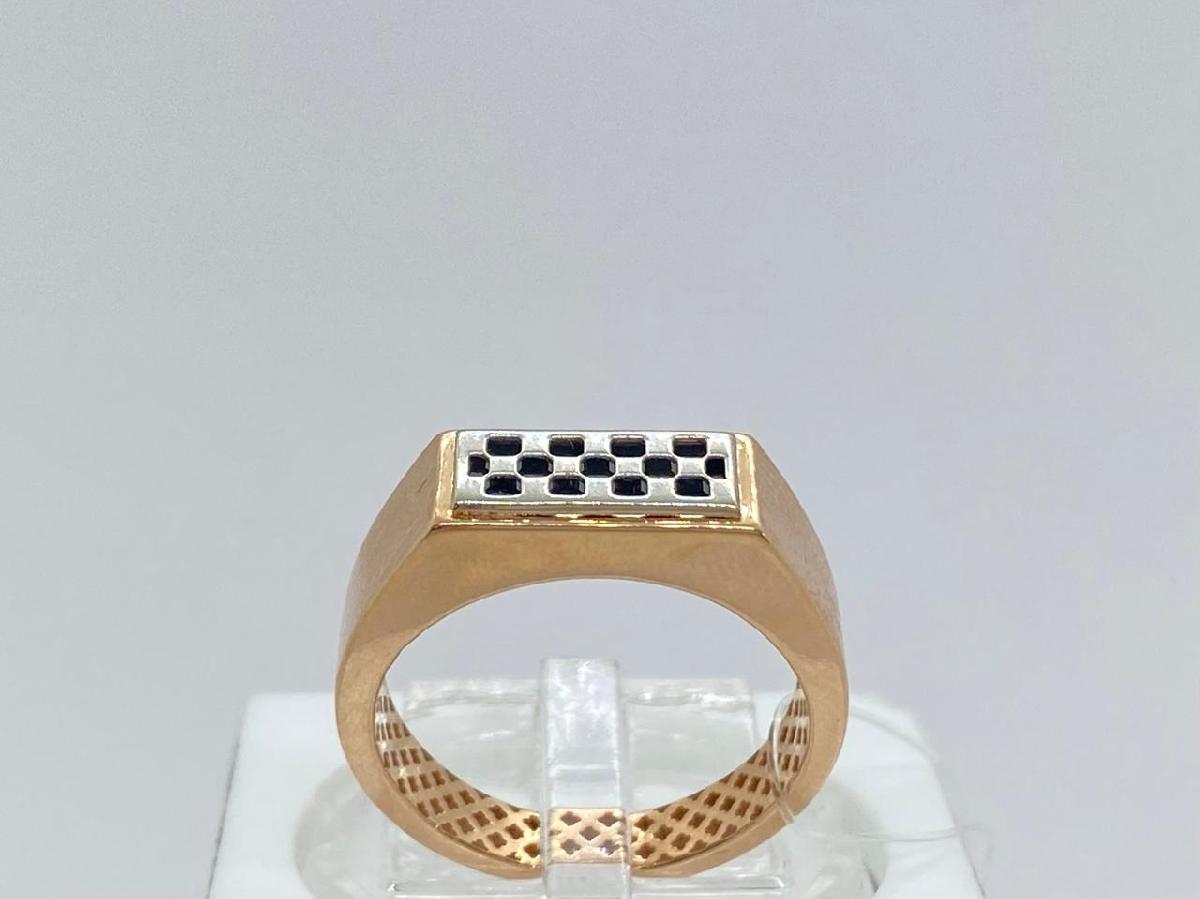 КОЛЬЦО ПЕЧАТКА с камнем (Au 585)