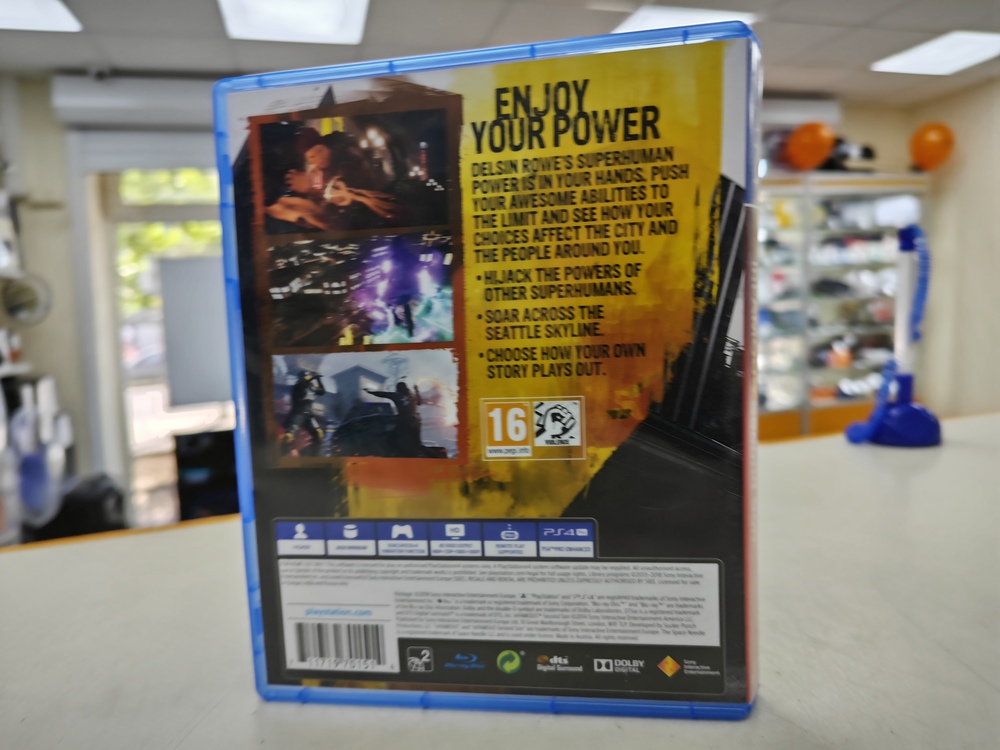 Игра  Playstation 4 inFAMOUS Второй Сын