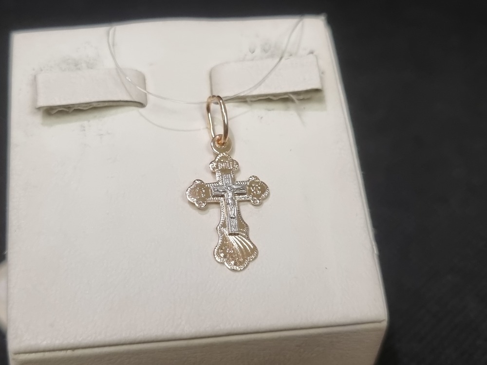 ПОДВЕСКА КРЕСТ (Au 585)