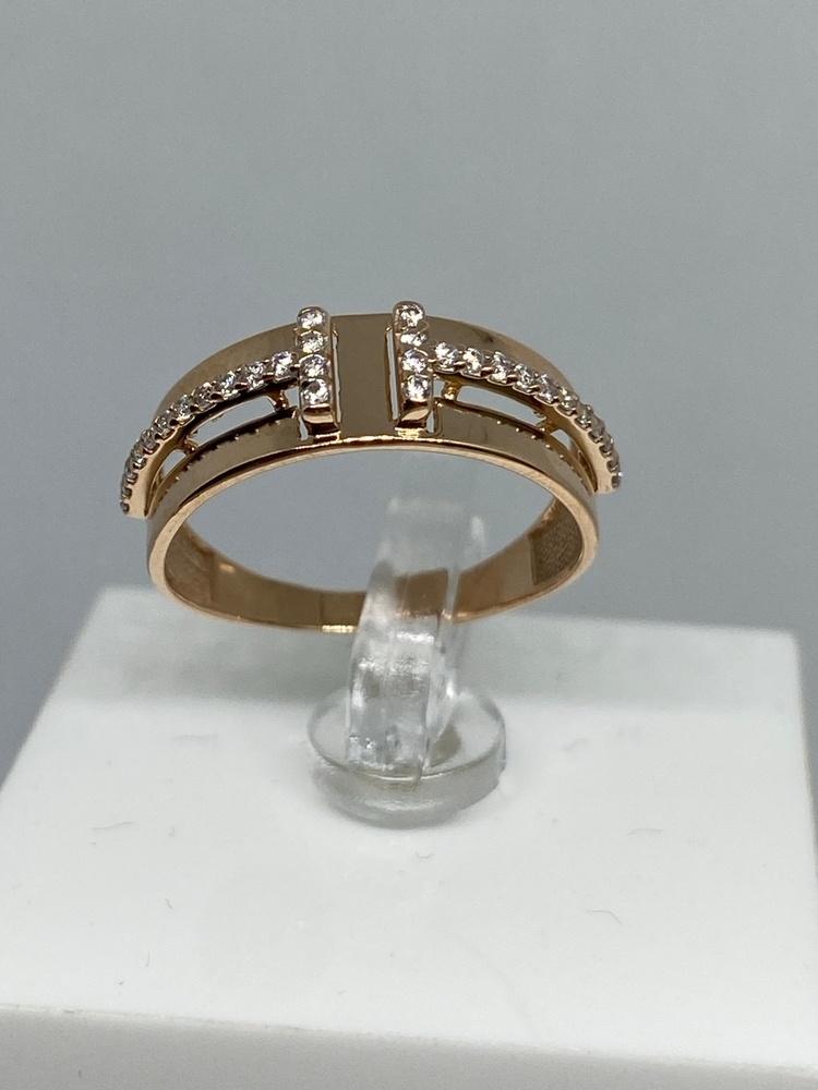 КОЛКМИ585 КОЛЬЦО С КАМНЯМИ (Au 585)