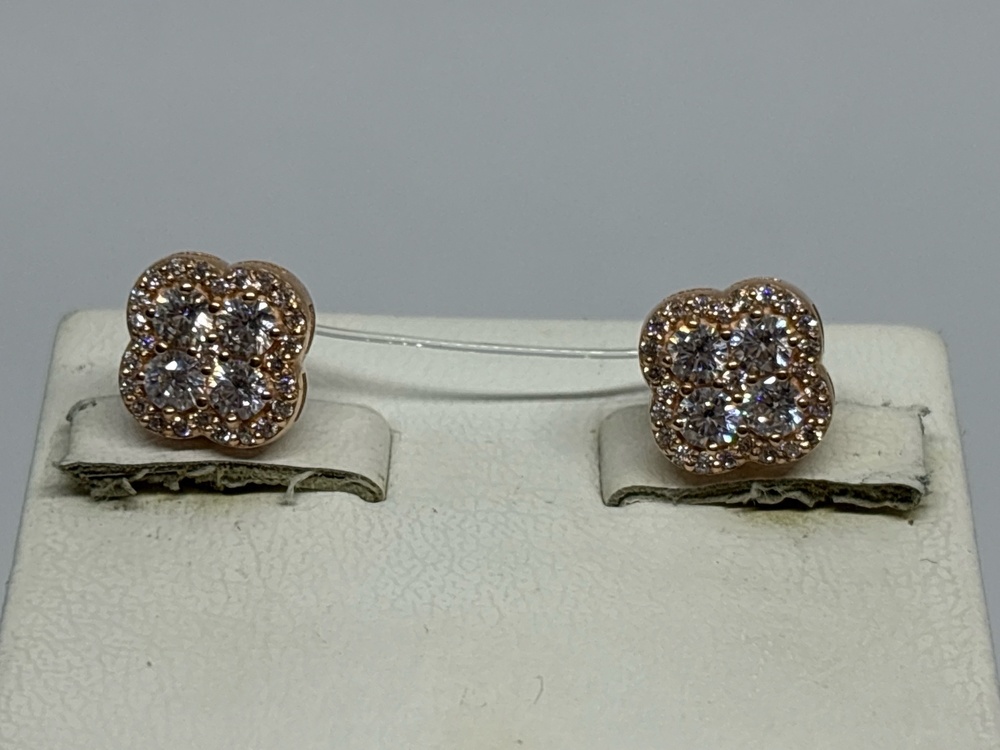 СЕРЬГИ С КАМНЯМИ (Au 585)