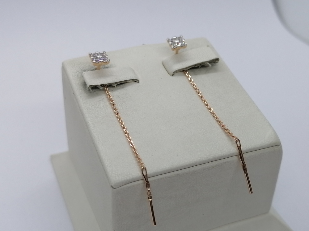 СПРО585 СЕРЬГИ ПРОДЕВКИ (Au 585)