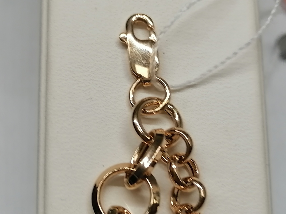 Т-26279 БРАСЛЕТ ФАНТАЗИЯ без камня (Au 585)