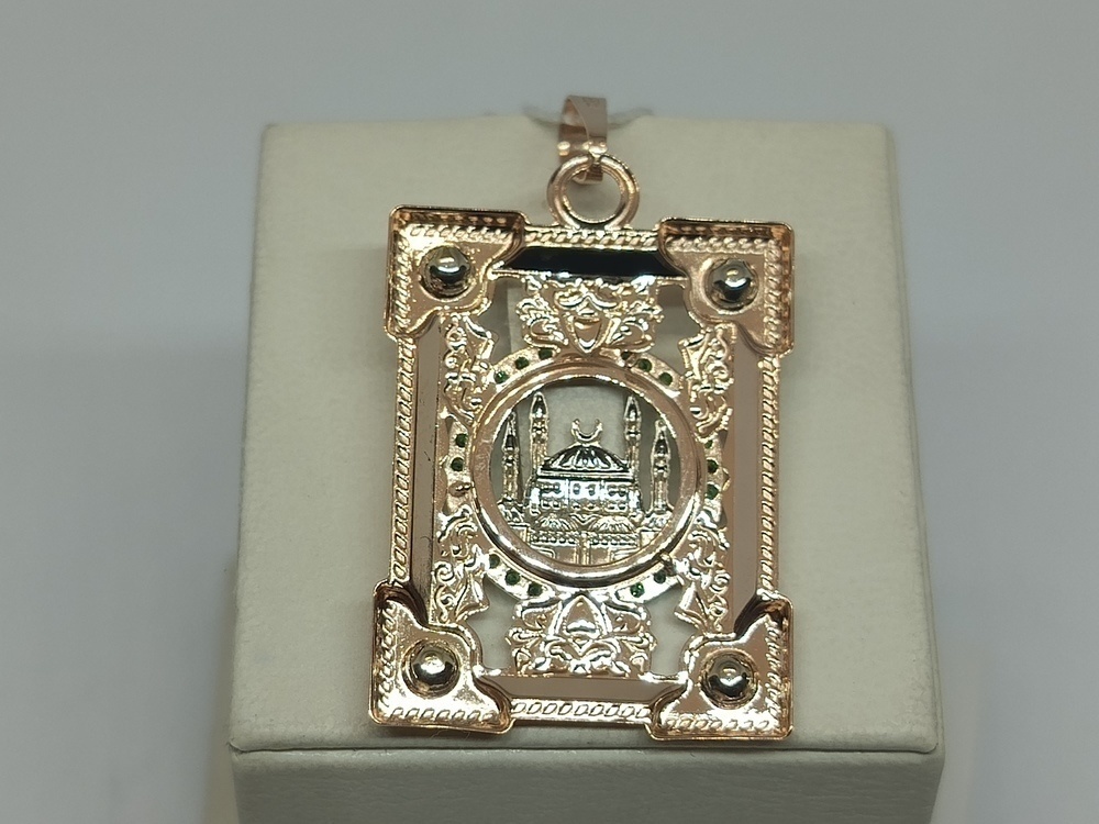 ПОДВЕСКА МЕЧЕТЬ с камнями (Au 585)