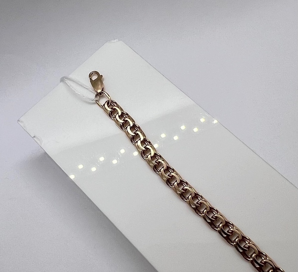 БРАСЛЕТ ПОЛНОВЕСНЫЙ Бисмарк (Au 585)