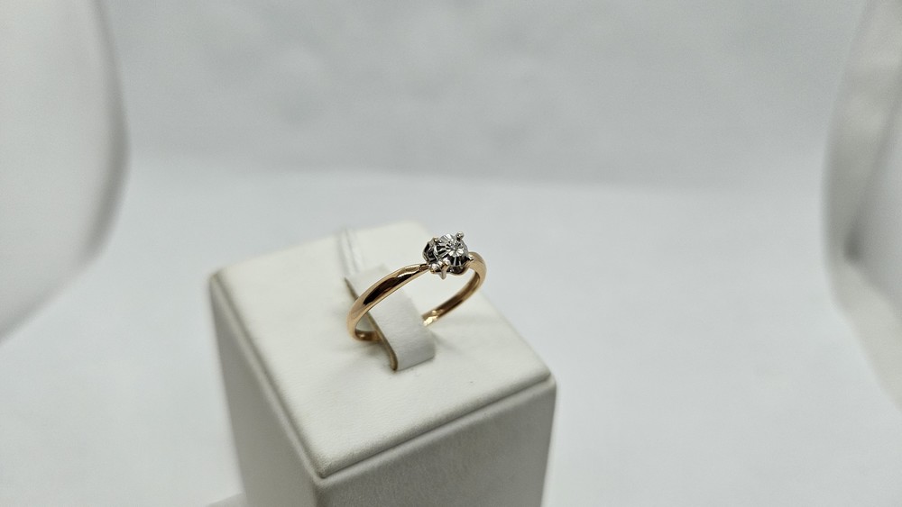 КОЛЬЦО БРИЛЛИАНТ Au 585