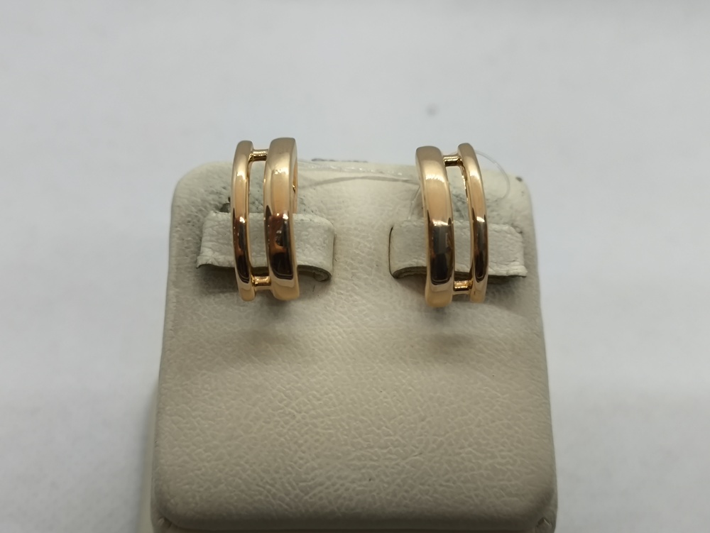 СЕРЬГИ БЕЗ КАМНЯ (Au 585)