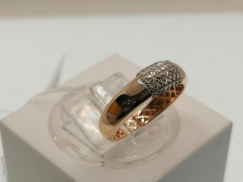 КОЛЬЦО С КАМНЯМИ (Au 585)