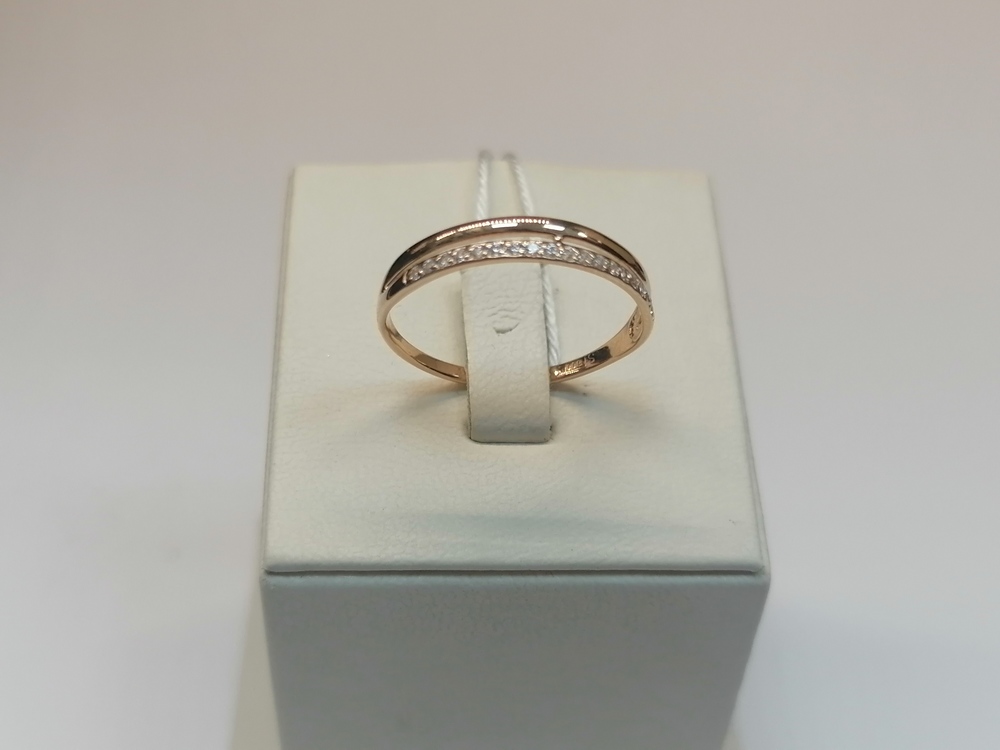 КОЛКМИ585 КОЛЬЦО С КАМНЯМИ (Au 585)