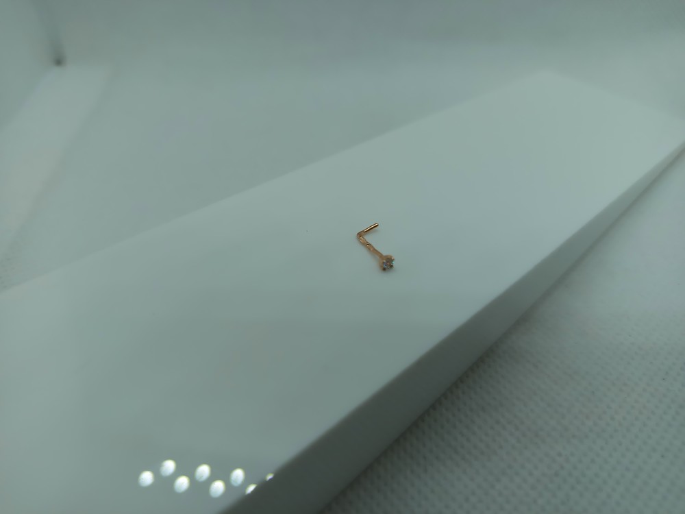 ПИРСИНГ С КАМНЕМ (Au 585)