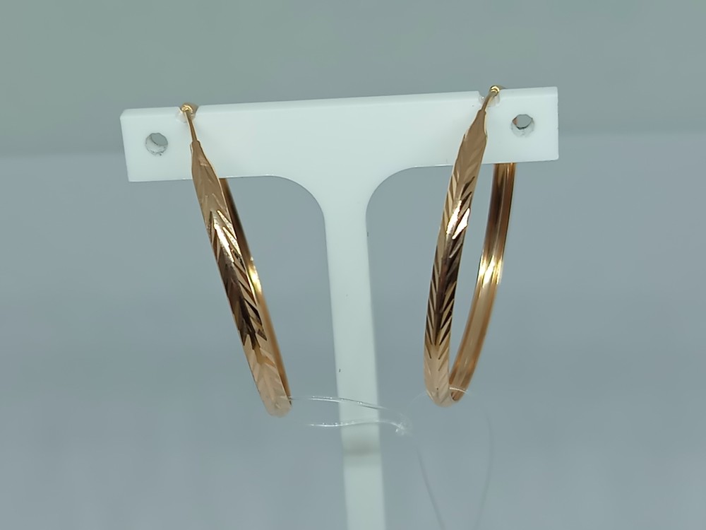 СЕРЬГИ КОНГО без камня (Au 585)