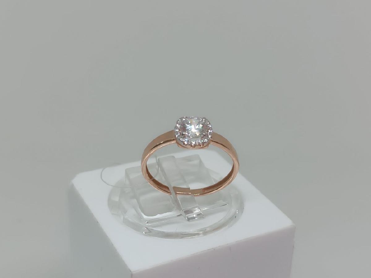 КОЛЬЦО С КАМНЯМИ (Au 585)