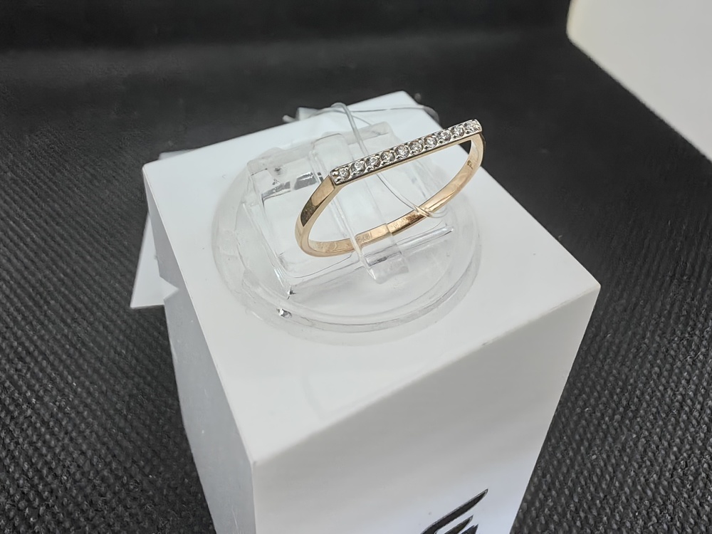 КОЛЬЦО С КАМНЯМИ (Au 585)