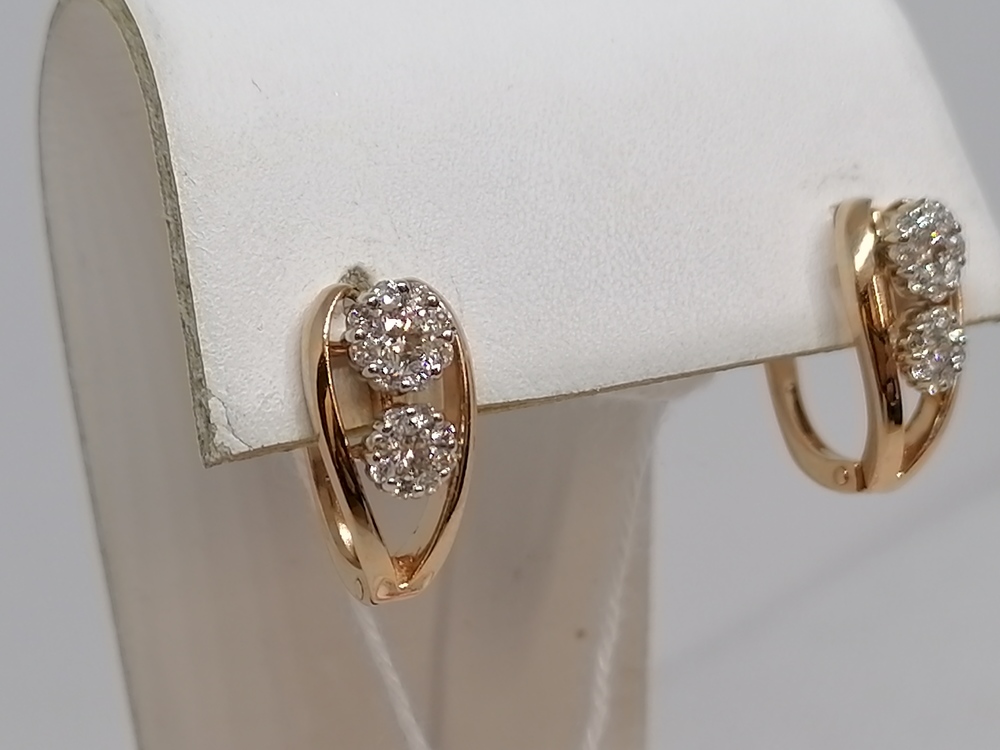 СЕРЬГИ БРИЛЛИАНТ (Au 585)