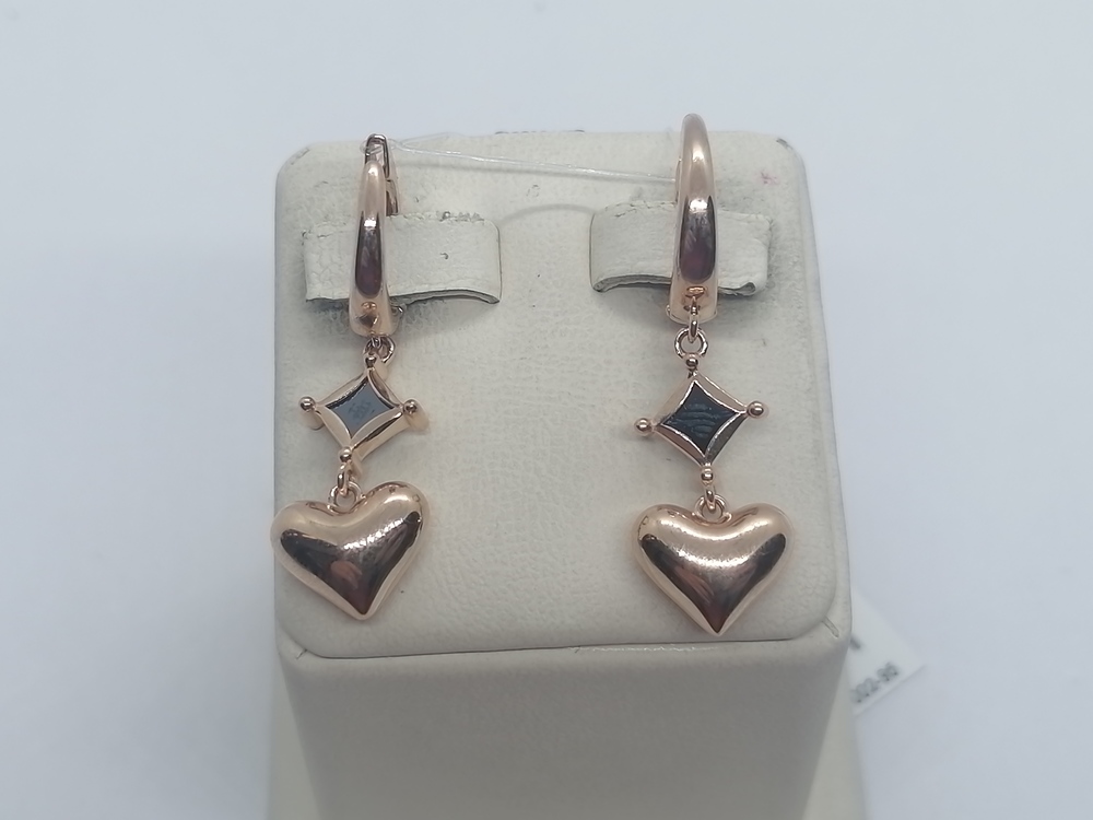 СЕРЬГИ ОНИКС (Au 585)