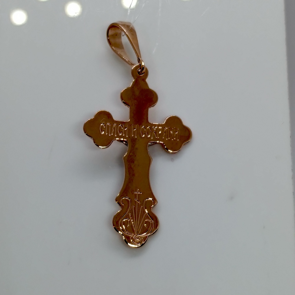ПОДВЕСКА КРЕСТ (Au 585)