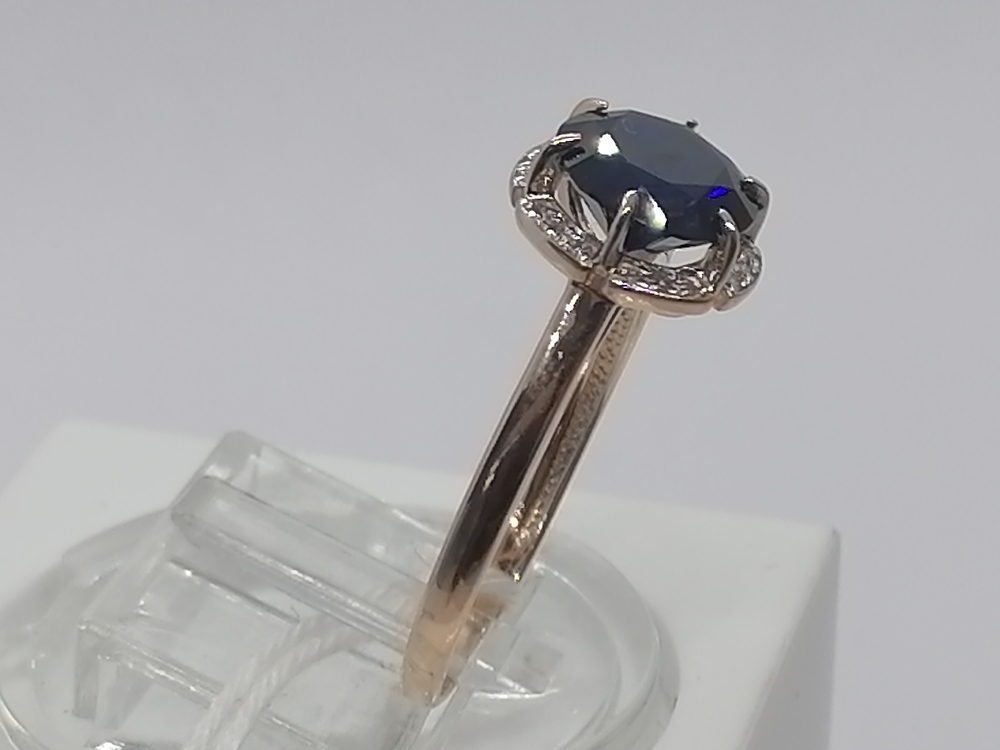 КОЛКМИ585 КОЛЬЦО С КАМНЯМИ (Au 585)