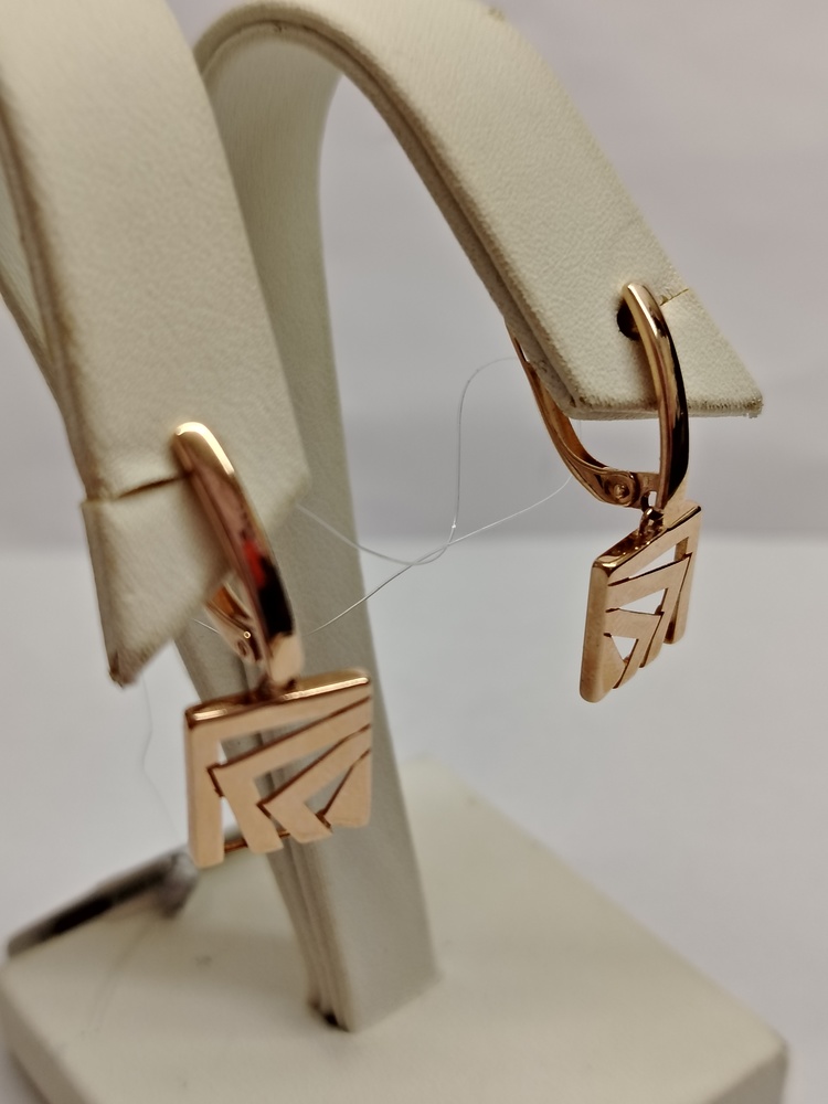 СЕРЬГИ БЕЗ КАМНЯ (Au 585)