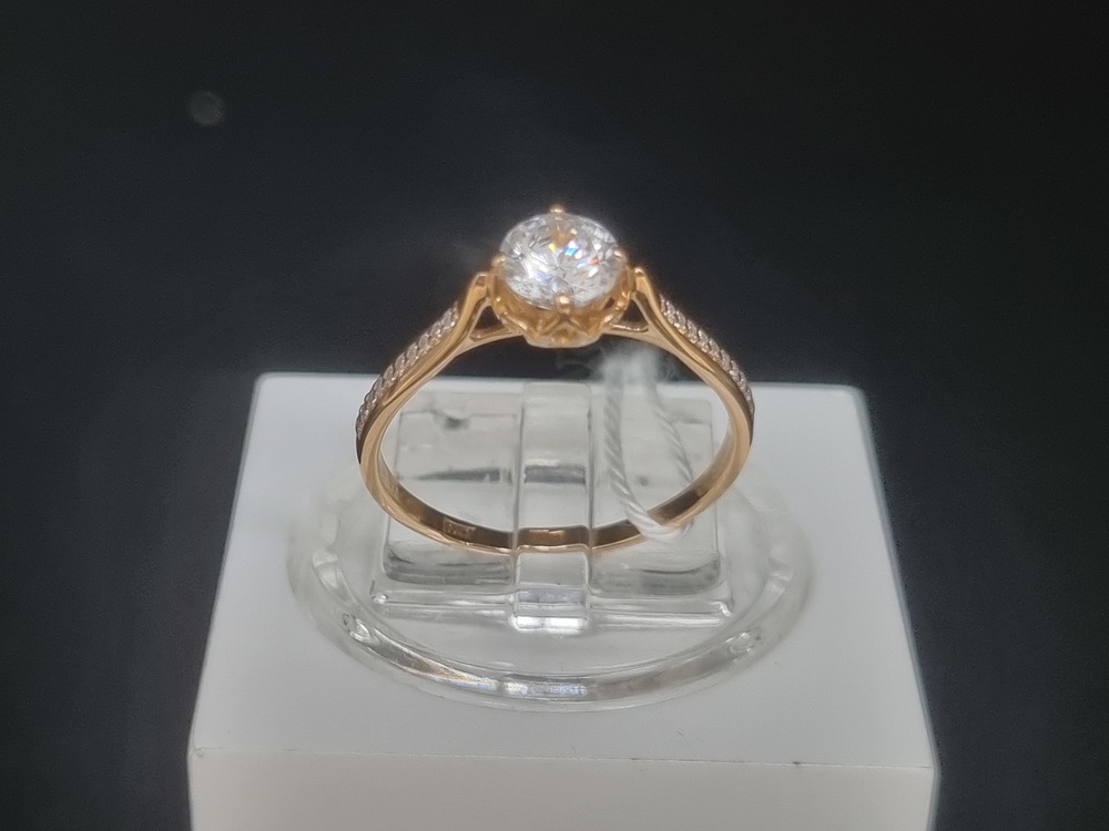 КОЛКМИ585 КОЛЬЦО С КАМНЯМИ (Au 585)