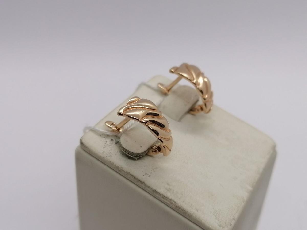 СБКМ585 СЕРЬГИ БЕЗ КАМНЯ (Au 585) СБКМ585 СЕРЬГИ БЕЗ КАМНЯ (Au 585)