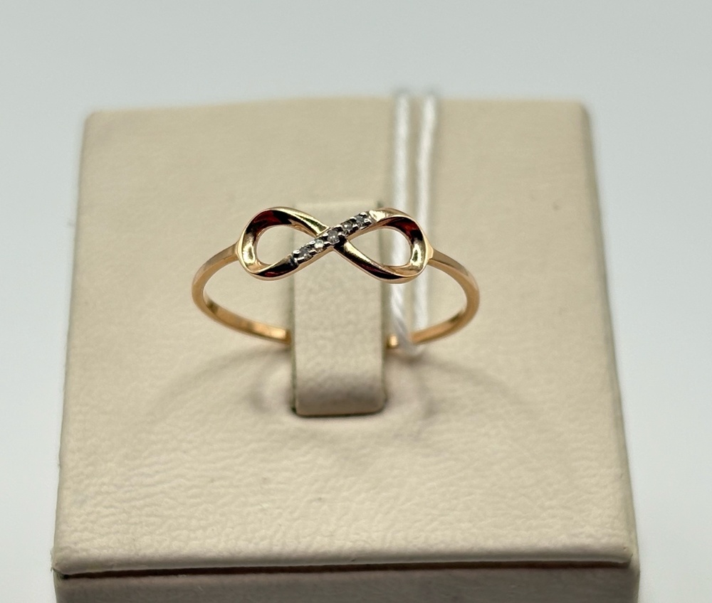 КОЛКМИ375 КОЛЬЦО С КАМНЯМИ (Au 375)