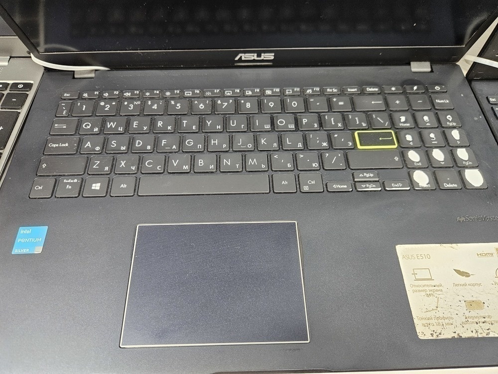Ноутбук ASUS Vivobook Go 15 E510KA-BQ098T; Silver N6000, Intel UHD Graphics, 4 Гб, 128 Гб, Нет